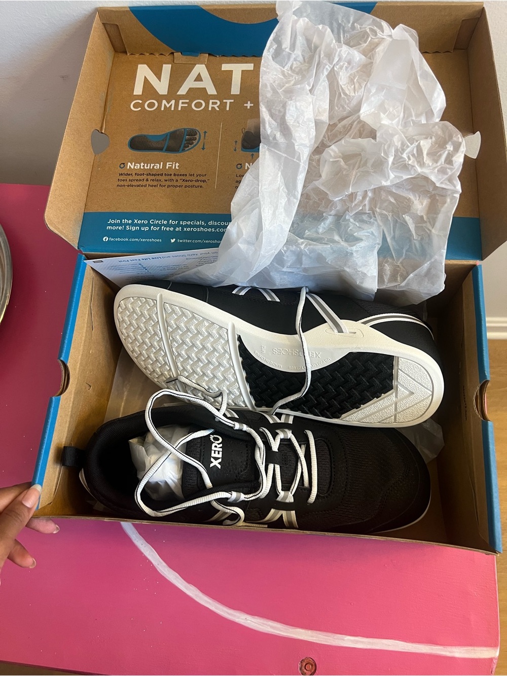 NWT Xero Black Men’s Prio Shoes - Picture 4 of 6